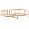 vidaXL Day Bed with Roof without Mattress 90x190 cm Single Solid Wood