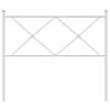 vidaXL Metal Replace Headboard White 100cm