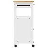 vidaXL Kitchen Trolley MONZA 48x40x88.5 cm Solid Wood Pine