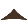 vidaXL Sunshade Sail Oxford Fabric Triangular 3x4x4 m Brown