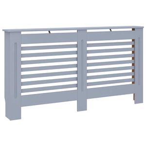 vidaXL Radiator Cover Anthracite 152x19x81,5 cm MDF