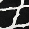 vidaXL Runner Rug BCF Black and White 100x200 cm
