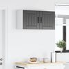 vidaXL Kitchen Cabinet 2 pcs Black 40 x 31 x 40 cm Engineered Wood