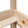 vidaXL Bed Frame without Mattress 75x190 cm Small Single Solid Wood Pine
