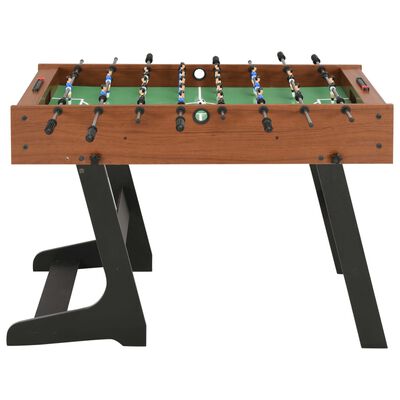 vidaXL Folding Football Table 121x61x80 cm Brown