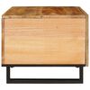 vidaXL Coffee Table Natural 80 x 50 x 40 cm Solid Mango Wood