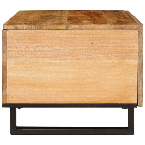 vidaXL Coffee Table Natural 80 x 50 x 40 cm Solid Mango Wood