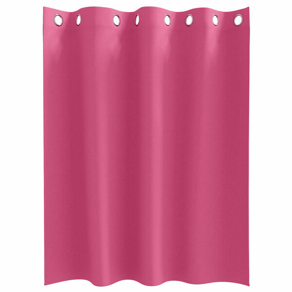 vidaXL Blackout Curtains with Rings 2 pcs Bright Pink 140 x 140 cm