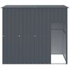 vidaXL Dog House with Roof Anthracite 214x153x181 cm Galvanised Steel