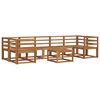 vidaXL Outdoor Sofa Set 8 pcs Natural Solid Acacia Wood