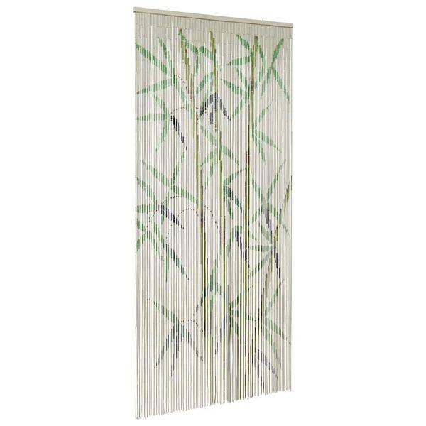 vidaXL Insect Door Curtain Bamboo Print 100x200 cm Bamboo