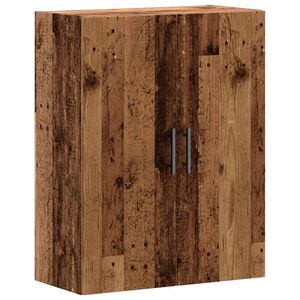 vidaXL Wall Mounted Cabinet Old Wood 69,5x34x90 cm