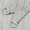 vidaXL Sun Shade Sail Light Grey 5x5 m 100% Polyester Oxford