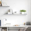 vidaXL Floating Wall Shelf Concrete Grey 120x23.5x3.8 cm MDF