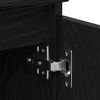vidaXL TV Cabinet Black Oak 102x30x36 cm Engineered Wood
