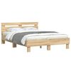 vidaXL Bed Frame without Mattress Sonoma Oak 120x190 cm Small Double