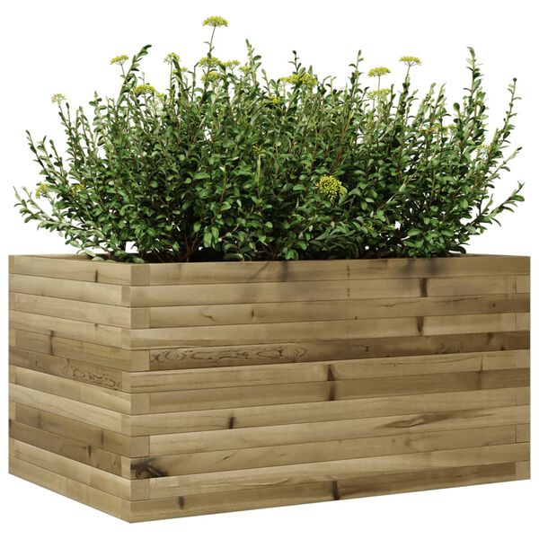 vidaXL Garden Planter 90x60x45.5 cm Impregnated Wood Pine