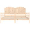 vidaXL Bed Frame without Mattress Super King Size Solid Wood