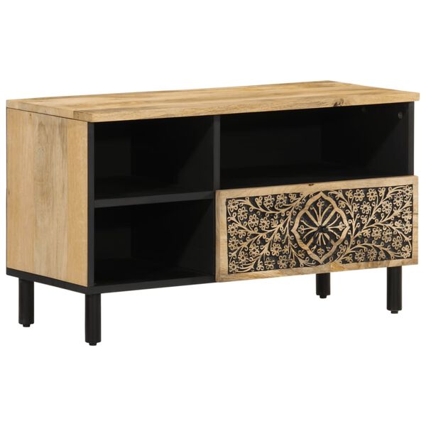 vidaXL TV Cabinet 80x33x46 cm Solid Wood Mango