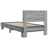 vidaXL Bed Frame without Mattress Grey Sonoma 90x190 cm Single