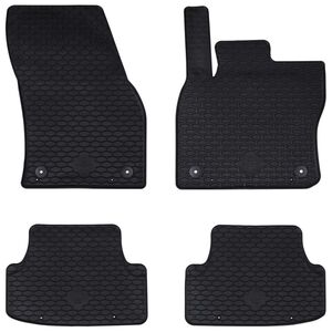 vidaXL Car Mat 4 pcs Black suitable for Seat ATECA 2016- Rubber
