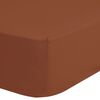 Good Morning Fitted Sheet 180x220 cm Terracotta