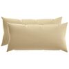 vidaXL Cushion Cover 2 pcs HEERLEN Beige 40 x 70 cm Polyester