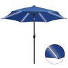 vidaXL Garden Parasol | Azure Blue | Polyester fabric, Aluminium | Large