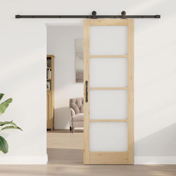 vidaXL Sliding Door ORKDAL Natural 73.5 x 211 cm