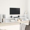 vidaXL TV Cabinets 2 pcs White 100x30x50 cm Engineered Wood