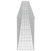 vidaXL Gabion Wall with Covers Galvanised Steel 900x50x100 cm
