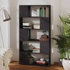 vidaXL Book Cabinet Room Divider Grey 80x24x155 cm Engineered Wood
