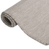 vidaXL Outdoor Flatweave Rug 160x230 cm Light Grey