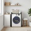 vidaXL Wash Machine Cabinet with Storage Black Oak 67.5 x 62 x 97 cm