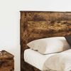 vidaXL Headboard with Headboard Smoked Oak 120 cm Engineered Wood