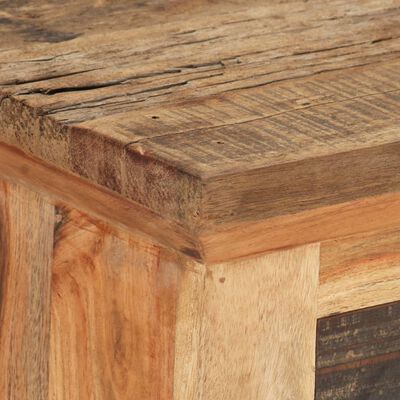 vidaXL Sideboard 60x33x75 cm Solid Acacia Wood and Reclaimed Wood