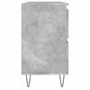vidaXL Bathroom Cabinet Concrete Grey 80x33x60 cm Engineered Wood