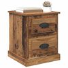 vidaXL Bedside Cabinet Old Wood 39 x 39 x 47.5 cm Engineered Wood