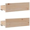 vidaXL Bed Frame without Mattress with Drawers 120x190 cm Small Double Solid Wood Pine