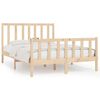 vidaXL Bed Frame without Mattress 140x190 cm Solid Wood