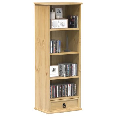 vidaXL CD Cabinet Corona 40x30x110 cm Solid Wood Pine