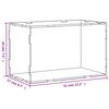 vidaXL Display Box Transparent 31x17x19 cm Acrylic
