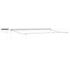 vidaXL Electric Retractable Awning Frame White 5 x 3.5 m Steel