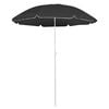 vidaXL Garden Parasol | Anthracite | Polyester, Steel | 180 cm | Foldable
