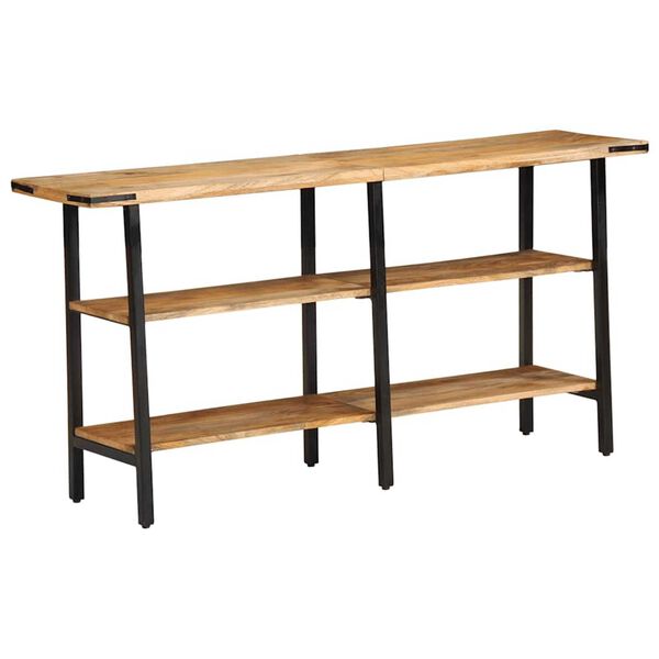 vidaXL Console Table 140x35x70 cm Solid Wood Mango