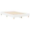 vidaXL Bed Frame No Mattress White 140x190 cm Engineered Wood