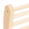 vidaXL S-Shape Sauna Backrest Solid Wood Pine