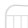vidaXL Metal Headboard White 100 cm