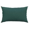 vidaXL Sofa Pillows 2 pcs Dark Green 50 x 30 cm Fabric