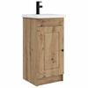 vidaXL Bathroom Vanity with Sink Artisan Oak 42 x 40 x 84.5 cm